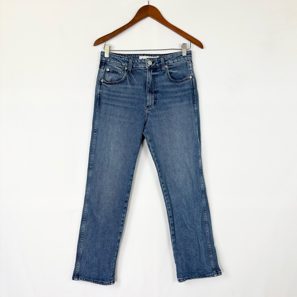 AMO Chloe Crop Straight Jeans You Are Loved Size 28‎